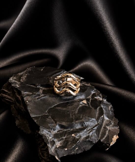 NOIR Wavey Silver Ring