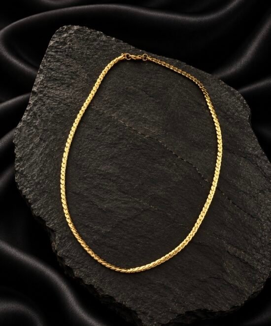 NOIR Gold Snake Necklace