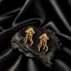 NOIR Gold "Jellyfish" Earrings