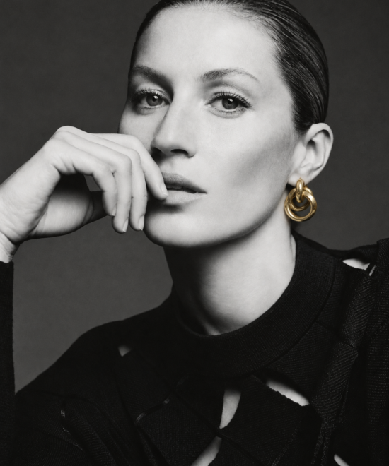 Alternative view of NOIR Big Knot Earrings