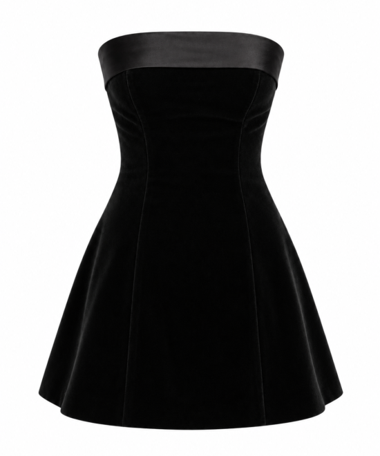 COMODE Anya Velvet Dress