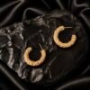 NOIR Gold Hoop Earrings