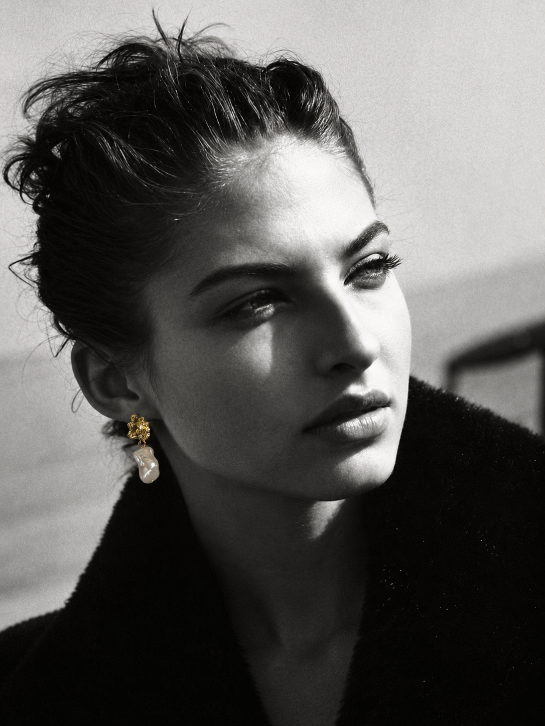 NOIR Gold Gabrielle Earrings - Image 2
