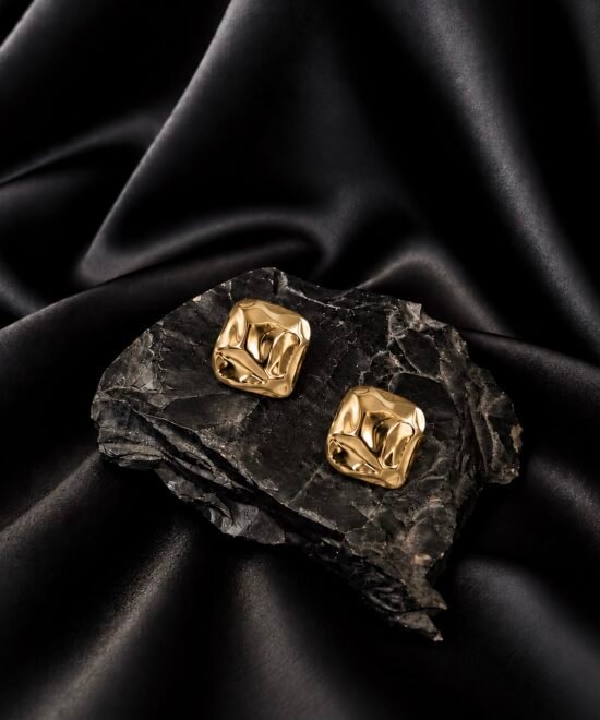 NOIR Gold Statement Earrings