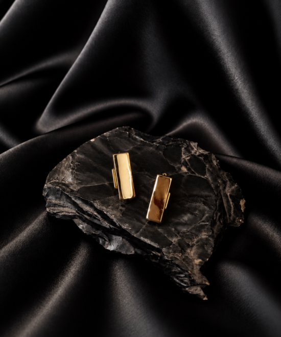 NOIR Mini Gold Earrings
