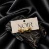 NOIR Golden Heart Earrings