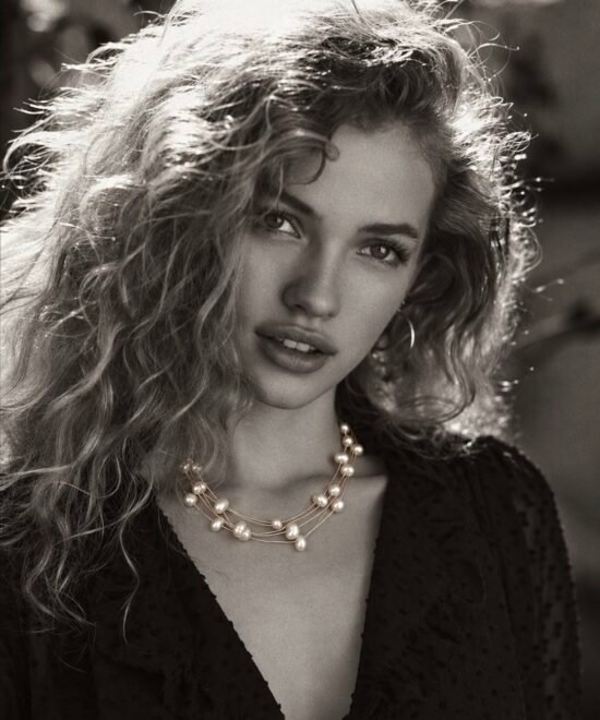 Alternative view of NOIR Pearl Necklace