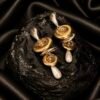 NOIR Pearl Bell Earrings