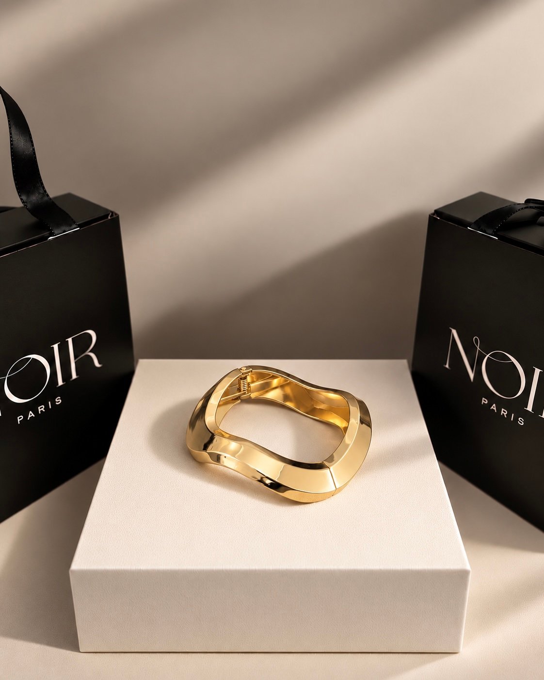“Wave” Gold Bracelet - Image 3