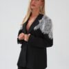 COMODE Amelie Black Blazer