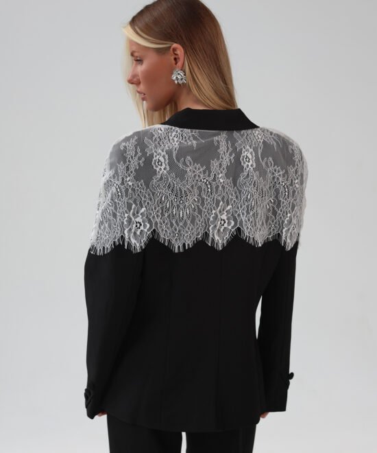 Alternative view of COMODE Amelie Black Blazer