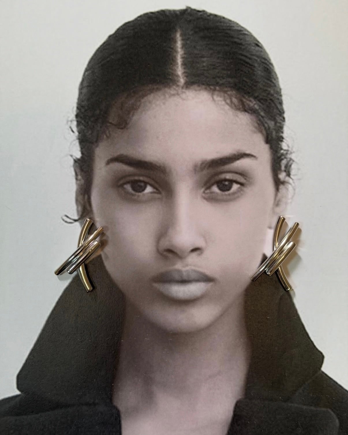 NOIR Silver Earring - Image 2