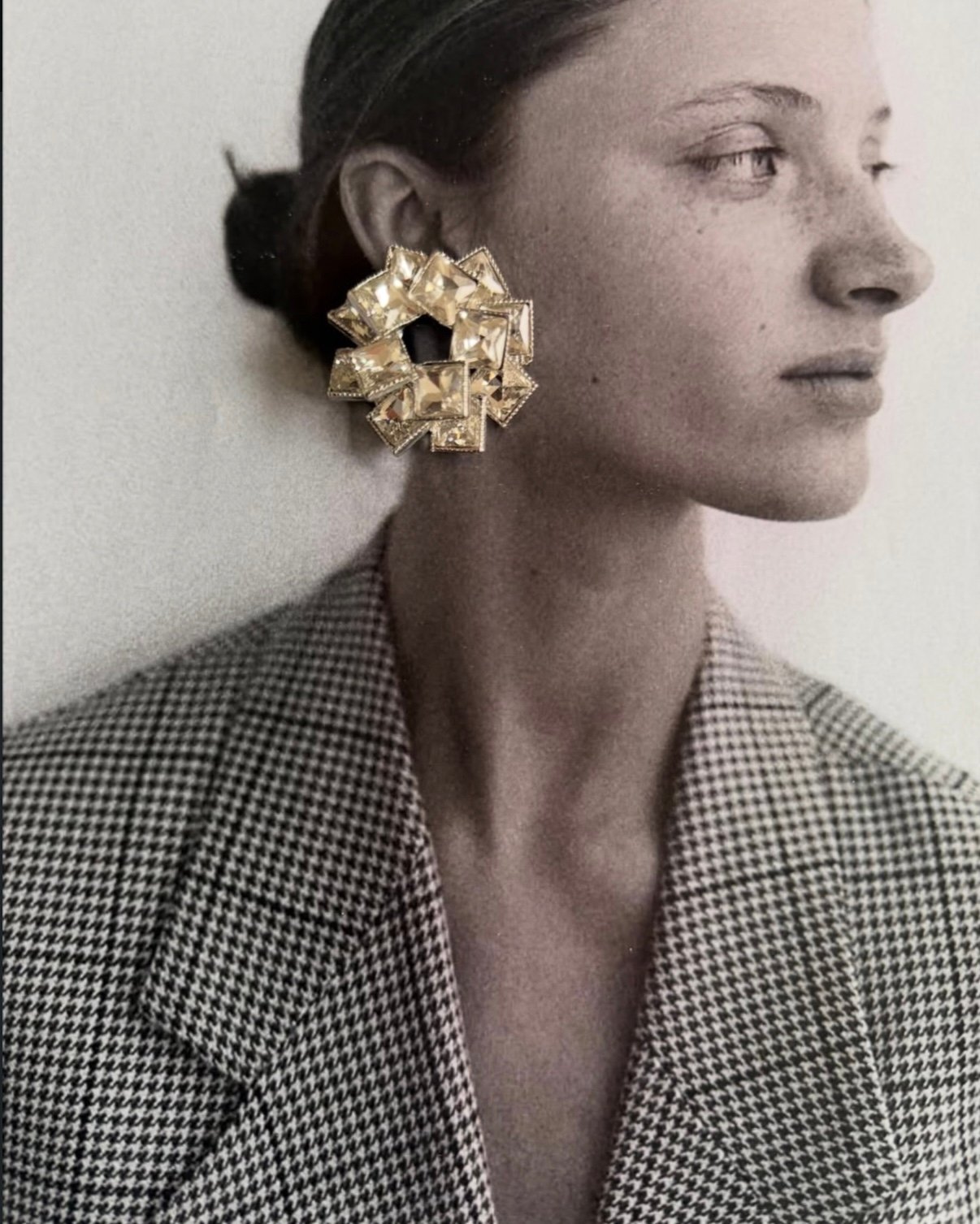 NOIR Silver “Bloom” earrings - Image 2