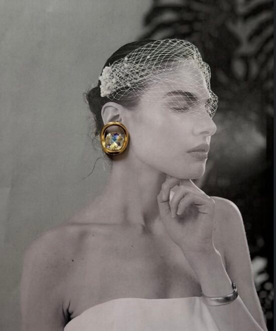 Alternative view of NOIR Madeleine Earrings