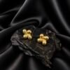 NOIR Cross earrings
