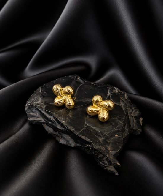NOIR Cross earrings